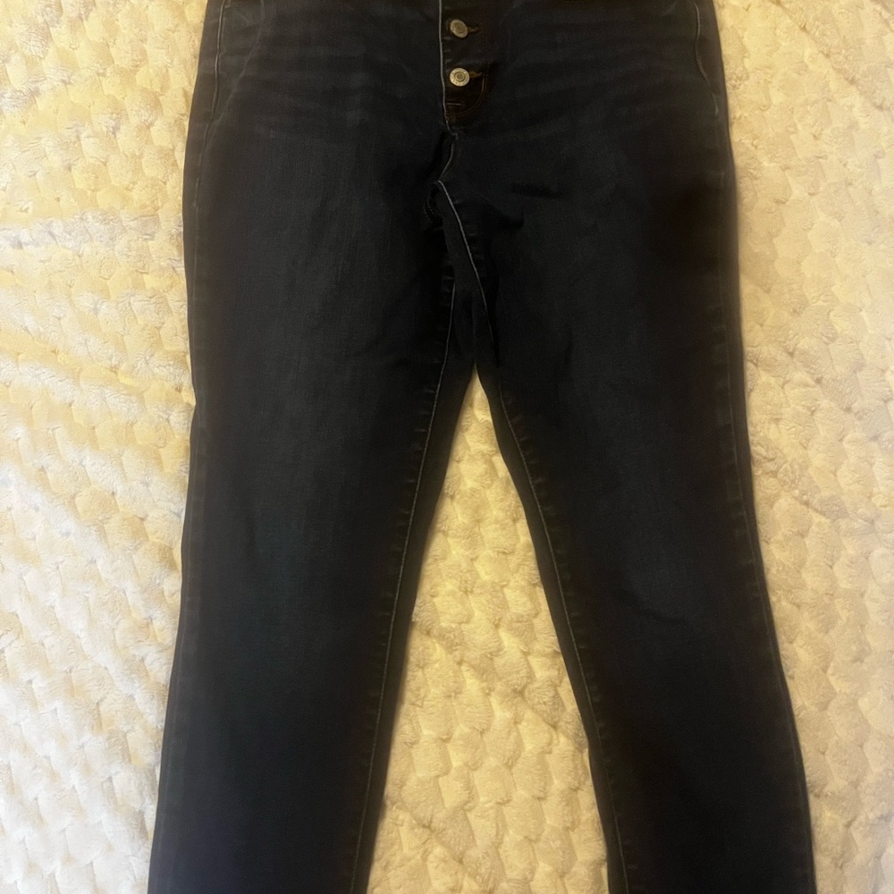 Maurices High Rise Black Jeans